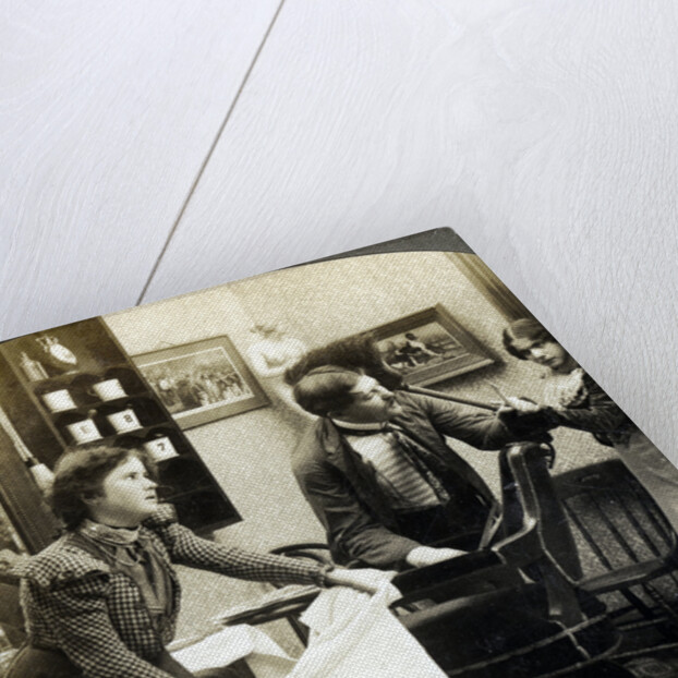 Getting His Hair Banged by American Stereoscopic Company