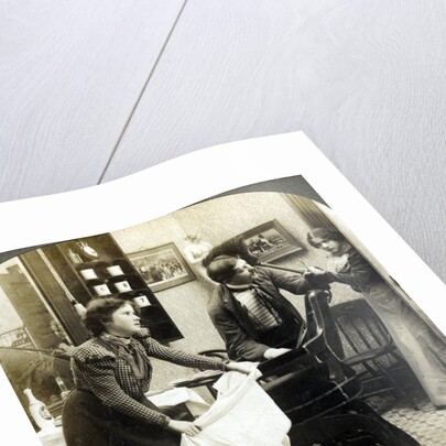 Getting His Hair Banged by American Stereoscopic Company