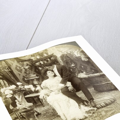 'George Greatly Admires Ethel's Beautiful Complexion' by Underwood & Underwood