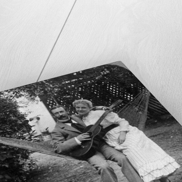 The Musical Pair in the Hammock by American Stereoscopic Company