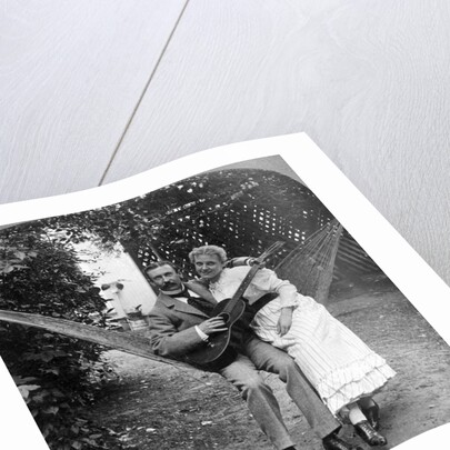 The Musical Pair in the Hammock by American Stereoscopic Company