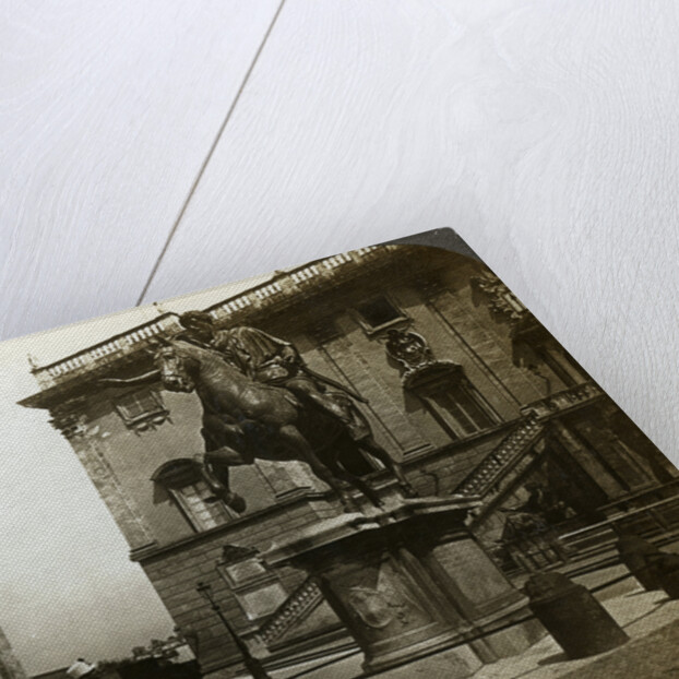 Statue of the Emperor Marcus Aurelius, Rome, Italy by Underwood & Underwood