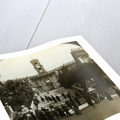 Senatorial Palace, Piazza del Campidoglio, Capitoline Hill, Rome, Italy by Underwood & Underwood
