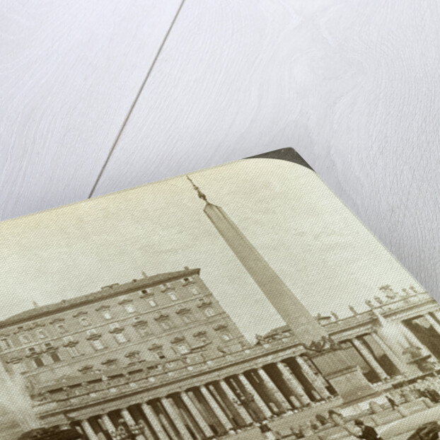 The Vatican Palace from St Peter's Square, Rome, Italy by Underwood & Underwood