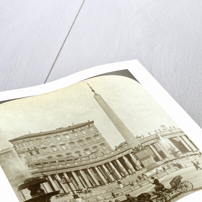 The Vatican Palace from St Peter's Square, Rome, Italy by Underwood & Underwood