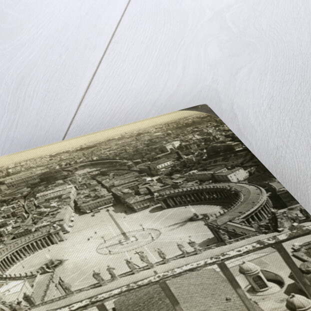 St Peter's Square from the dome of St Peter's Basilica, Rome, Italy by Anonymous