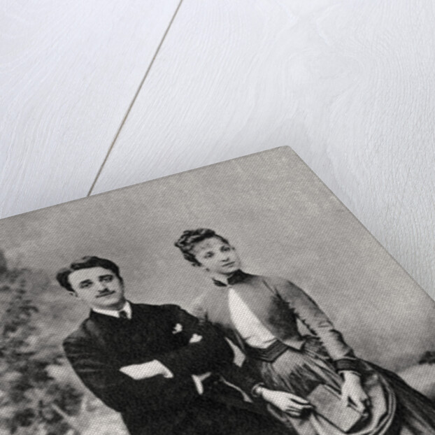 Georges and Jeanne Hugo, grandchildren of French novelist Victor Hugo by Anonymous