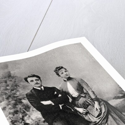 Georges and Jeanne Hugo, grandchildren of French novelist Victor Hugo by Anonymous