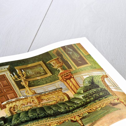 Mahogany and gilt Georgian suite, Longford Castle, Wiltshire by Edwin Foley