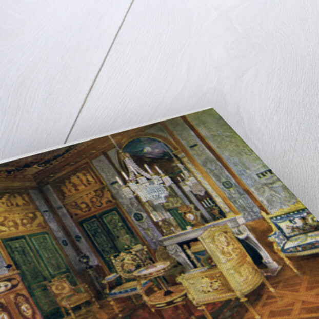 Salon de Musique of Marie Antoinette, Chambre a Coucher, Palais de Fontainebleau, France by Edwin Foley