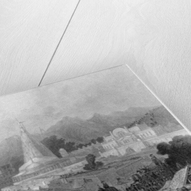 The Great Temple, Hurdmar by Finden