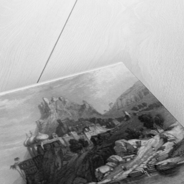 Ruins at Ettaia, Said to Have Been Caused by the Combat Between Krishna and Kali by Finden