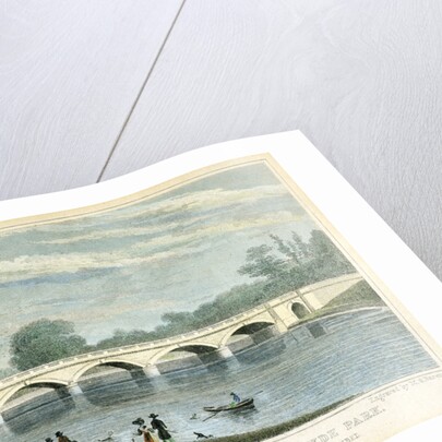 The New Bridge over the Serpentine, Hyde Park, London by MS Barenger
