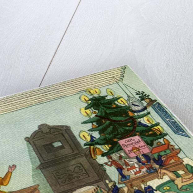 Christmas scene from King Nutcracker by Heinrich Hoffmann by Anonymous