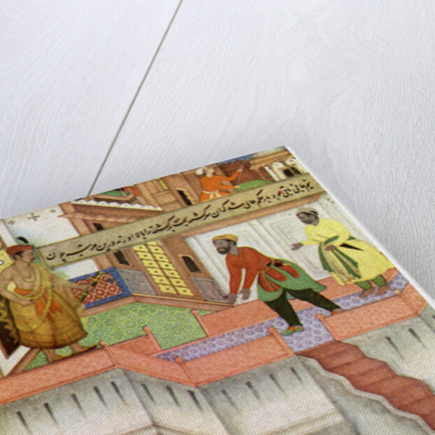 The killing of Adham Khan by Akbar by Anonymous