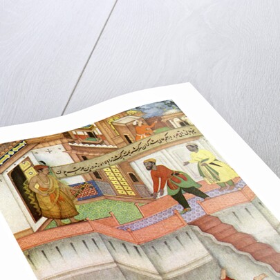The killing of Adham Khan by Akbar by Anonymous