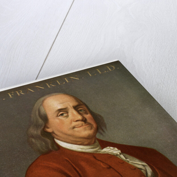Benjamin Franklin, American scientist and politician by Anonymous