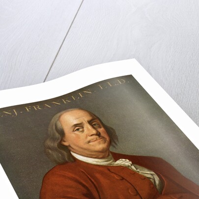 Benjamin Franklin, American scientist and politician by Anonymous