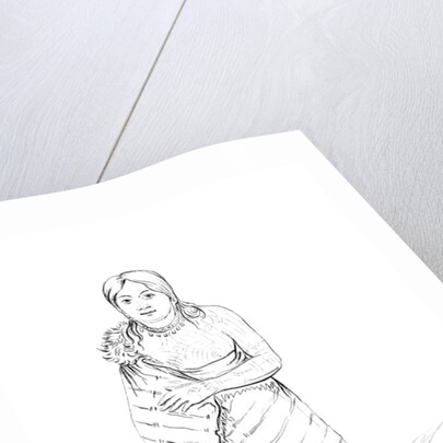 'The Pure Fountain', wife of the chief of the Ponca tribe by Myers and Co