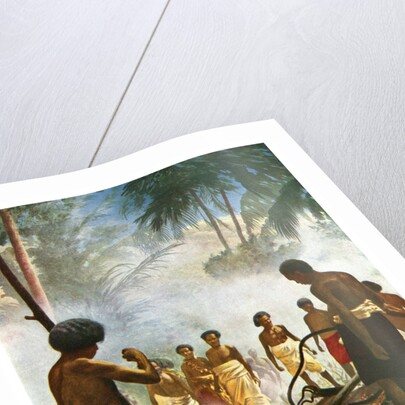 Fire walking in Fiji by Anonymous