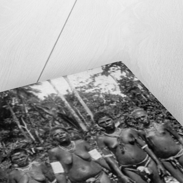 Women in festival attire, Melanesia by George Brown