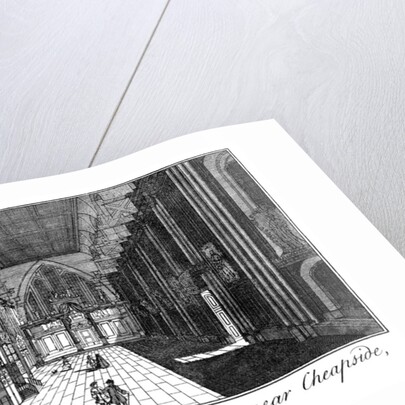 The Inside of Guild Hall near Cheapside, London by William Griggs