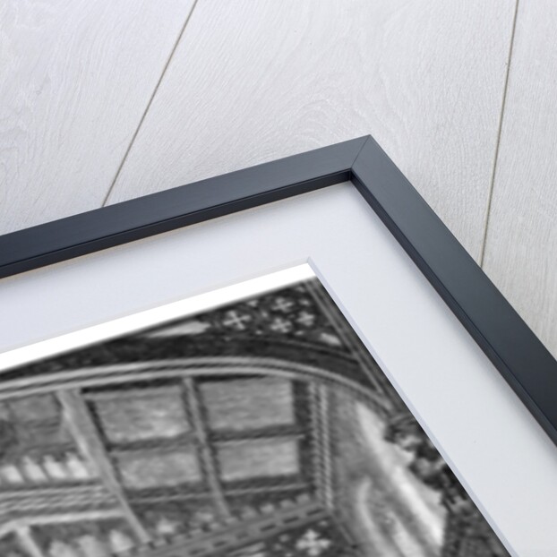 Interior of the Library, Guildhall, City of London by Anonymous