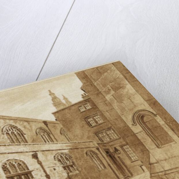 North side of Guildhall Chapel, City of London by Anonymous