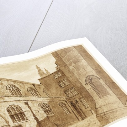 North side of Guildhall Chapel, City of London by Anonymous