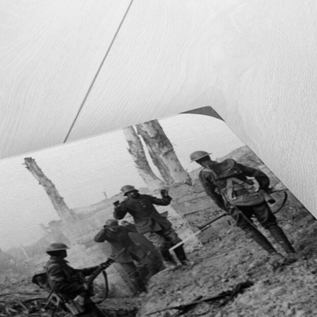 German soldiers surrendering, Bullecourt, France, World War I by Realistic Travels Publishers