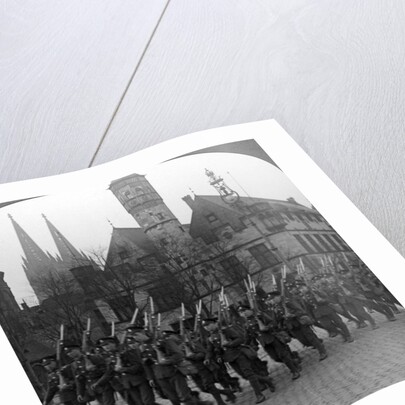 British troops marching in Cologne, Germany by Realistic Travels Publishers