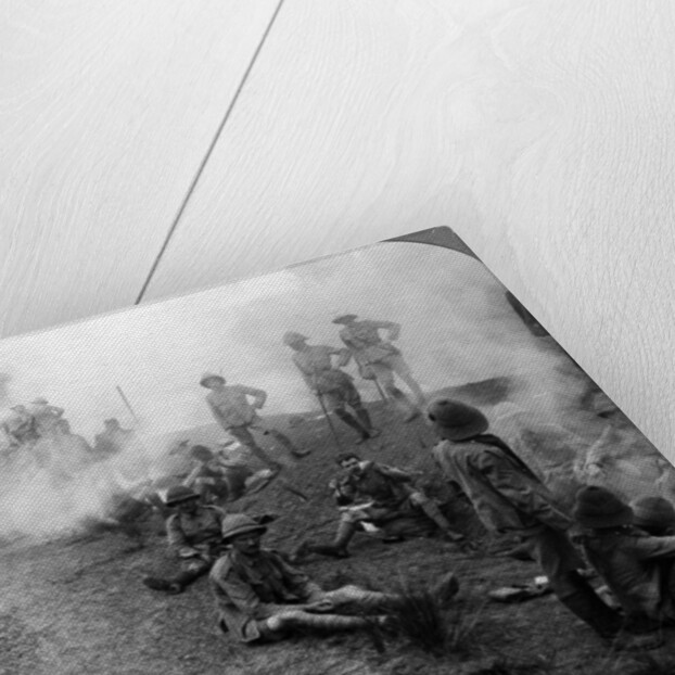 Early morning camp fires and breakfast, Persian Gulf, World War I by Realistic Travels Publishers