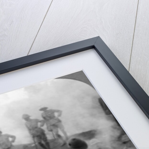 Early morning camp fires and breakfast, Persian Gulf, World War I by Realistic Travels Publishers