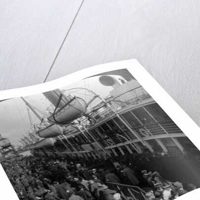 Aviation Corps boarding a ship, World War I by Realistic Travels Publishers