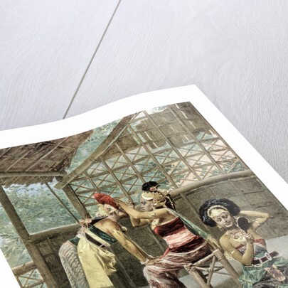 The Javanese dancers, Universal Exposition, Paris by Anonymous