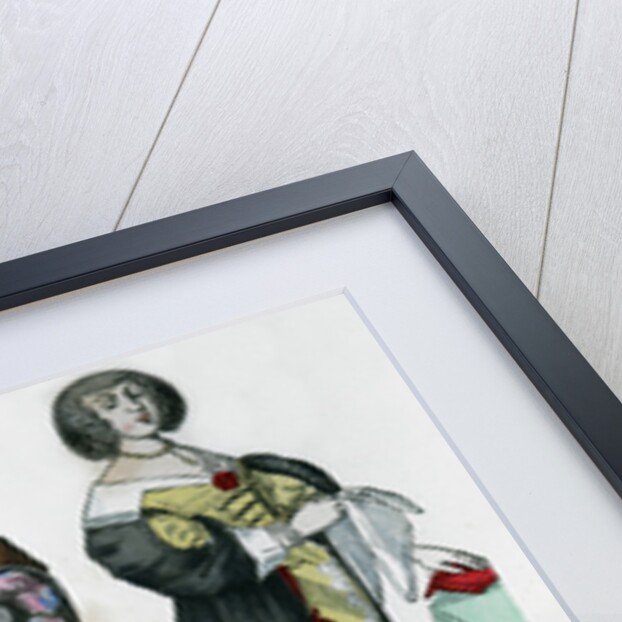 Peasants, a gentleman and a lady by Anonymous