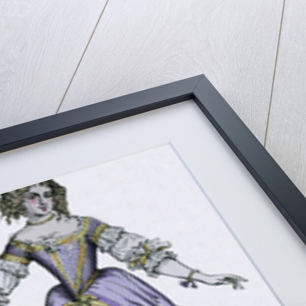 People in the fashions of 1665, and a lady of the court by Tamisier