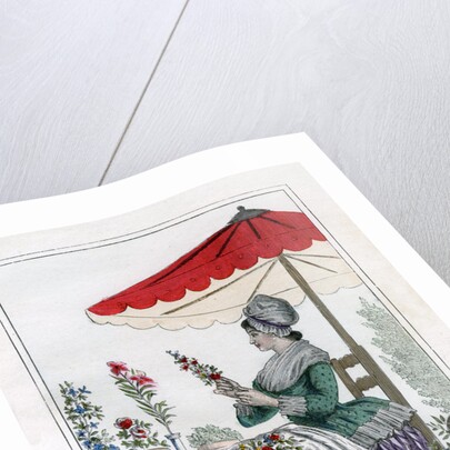 Flower seller by Gilbert