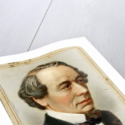Benjamin Disraeli, 1st Earl of Beaconsfield, 19th century British Conservative politician by Raphael Tuck