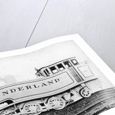 Tank engine, steam locomotive built by Kerr, Stuart and Co by Raphael Tuck