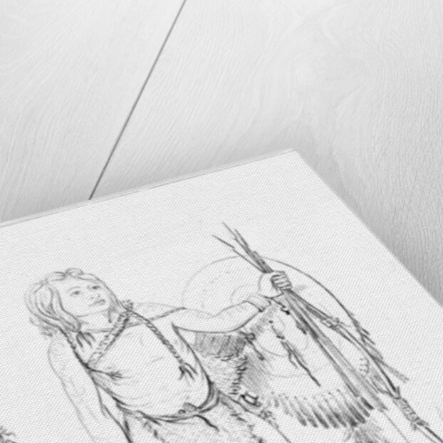 Comanche chief, the great Comanche village by Myers and Co