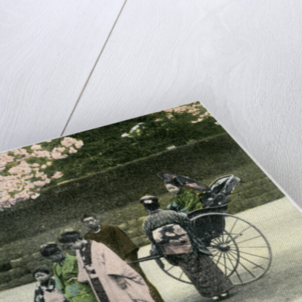 A street merchant, Japan by Anonymous