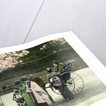 A street merchant, Japan by Anonymous