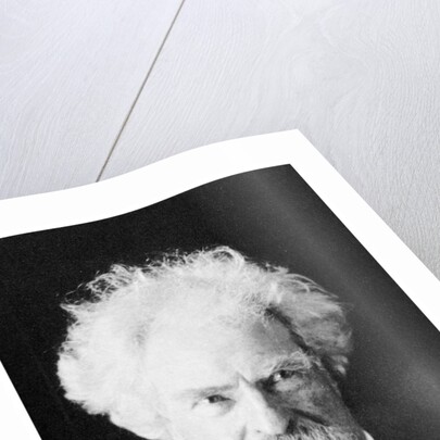 Mark Twain, American novelist, in his later years by Anonymous