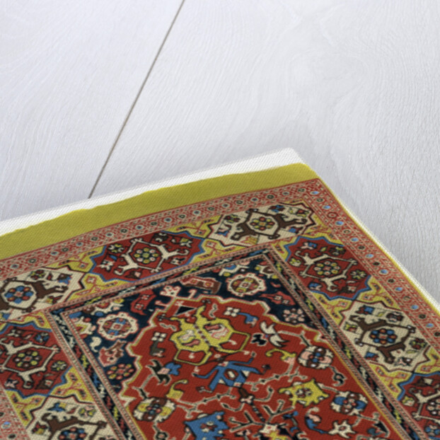 Knotted wool carpet by Anonymous
