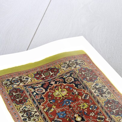 Knotted wool carpet by Anonymous