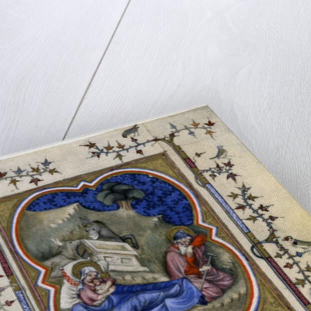 The Nativity, from a Book of Hours and Missal c1370 by Anonymous