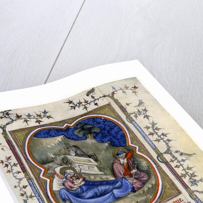 The Nativity, from a Book of Hours and Missal c1370 by Anonymous
