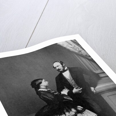 Queen Victoria and Albert, Prince Consort by John Jabez Edwin Mayall