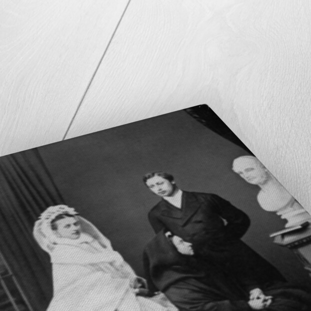 Queen Victoria with the Prince and Princess of Wales on the day of their marriage by Anonymous